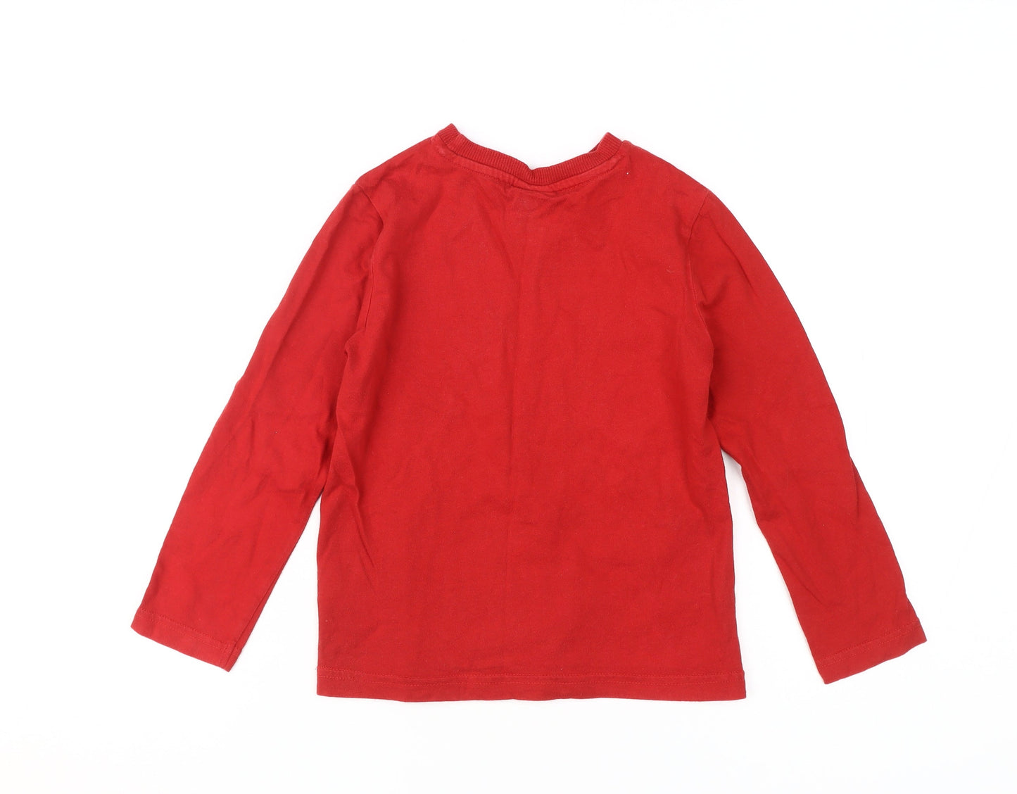 Marvel Comics Boys Red Iron Man Long Sleeve T-Shirt 5-6 Years