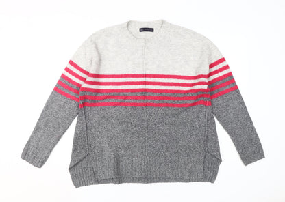 Womens UK Size M Marks and Spencer Multicoloured Pullover Jumper