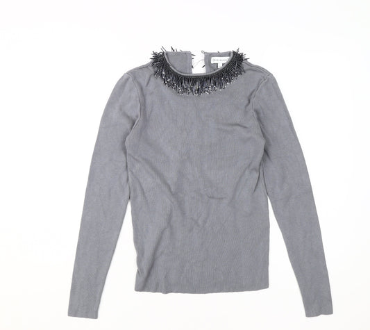 Womens UK Size 12 Warehouse Grey  Jumper