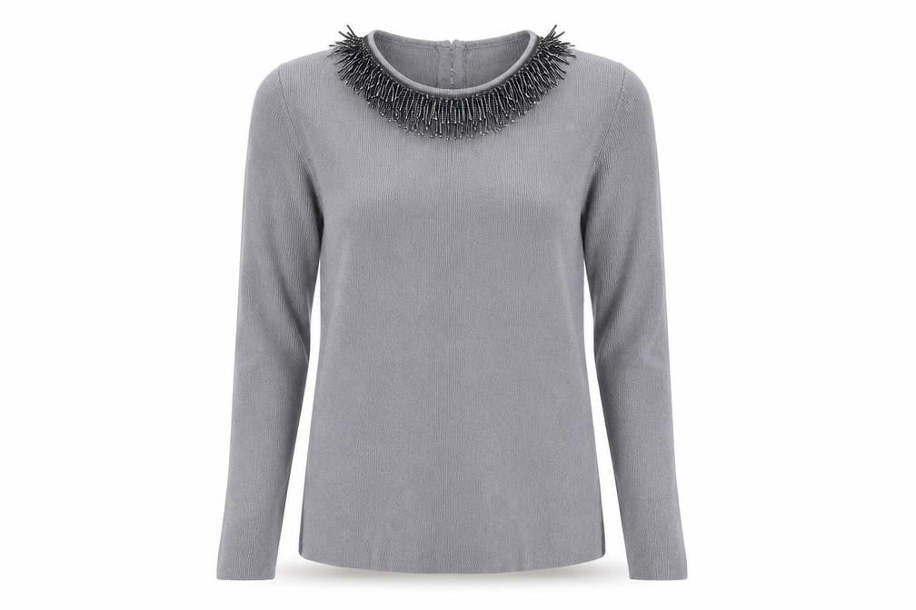 Womens UK Size 12 Warehouse Grey  Jumper