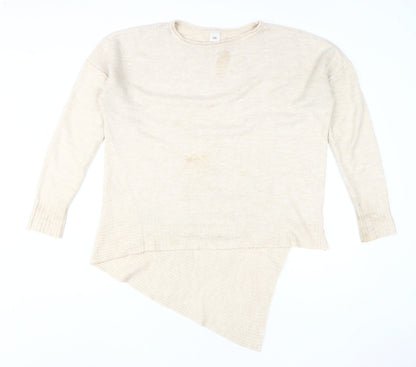 Womens UK Size M River Island Beige Pullover Jumper