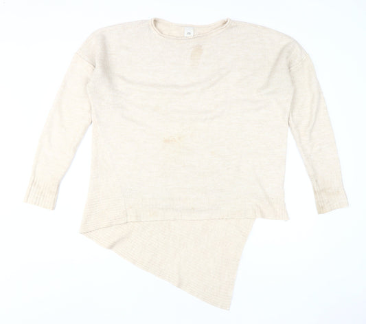 Womens UK Size M River Island Beige Pullover Jumper
