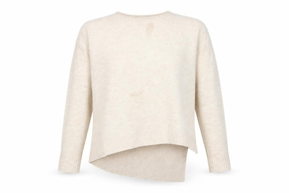 Womens UK Size M River Island Beige Pullover Jumper