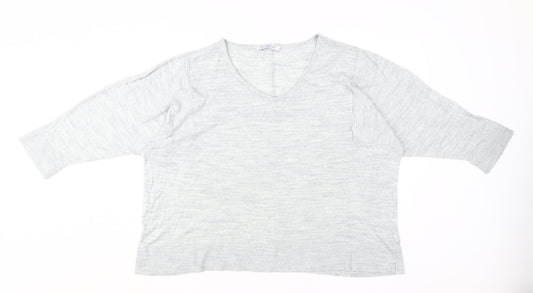 Womens UK Size 22 Marks and Spencer Grey  Jumper