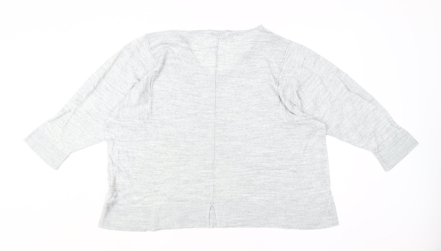 Womens UK Size 22 Marks and Spencer Grey  Jumper
