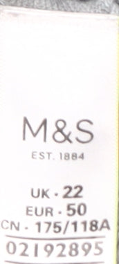 Womens UK Size 22 Marks and Spencer Grey  Jumper