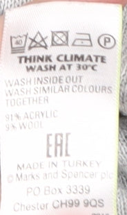 Womens UK Size 22 Marks and Spencer Grey  Jumper