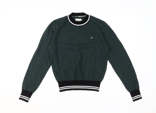 Jack Wills Women's Green Pullover Jumper, Size 12