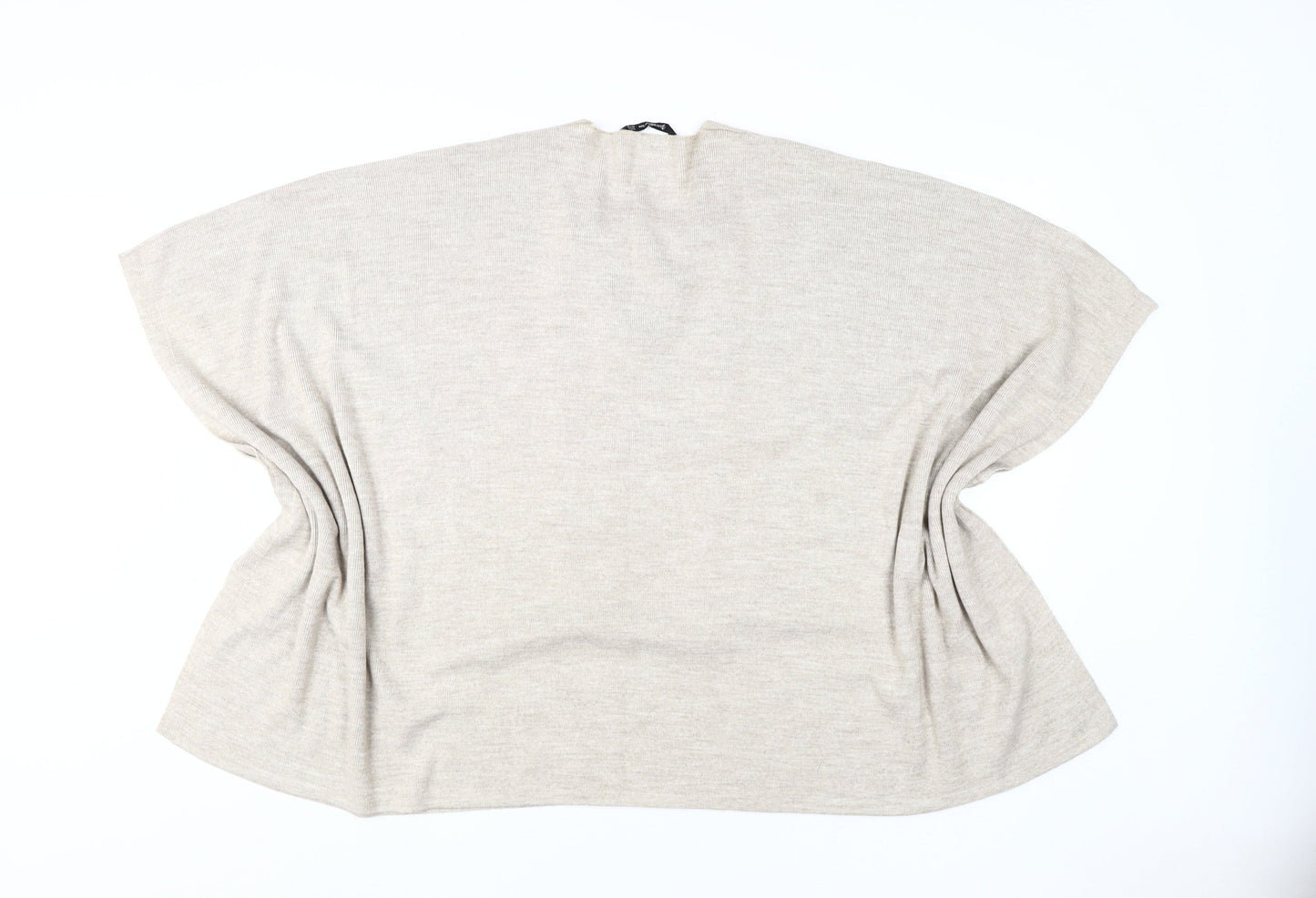 Womens UK Size M Stradivarius Beige Cape Jumper