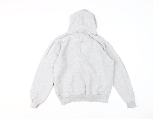 Mens UK Size M Donnay Grey Pullover Hoodie