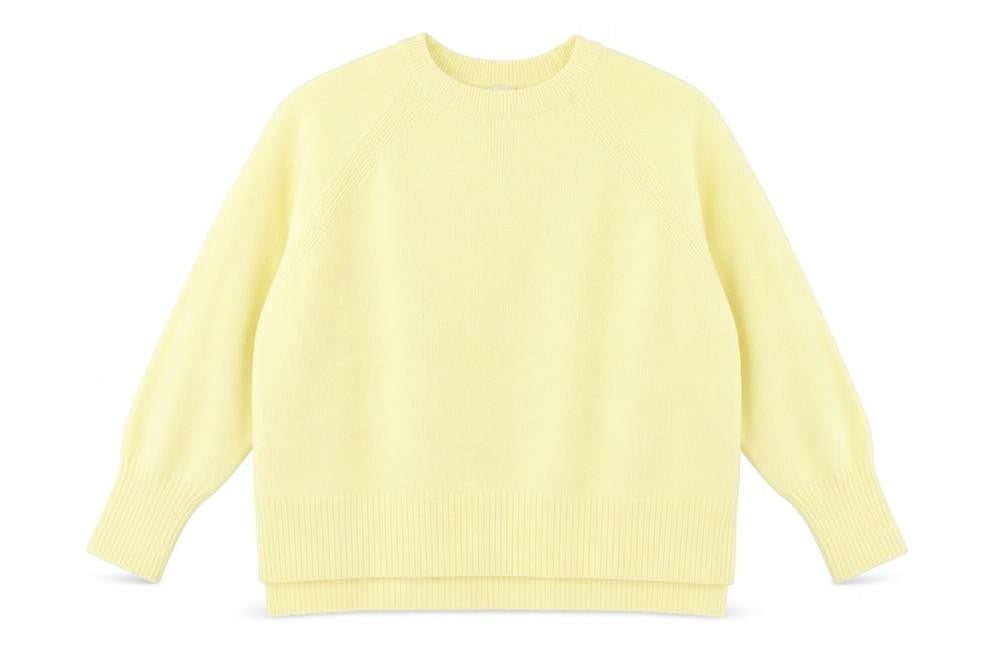 Womens UK Size L River Island Yellow Pullover Jumper