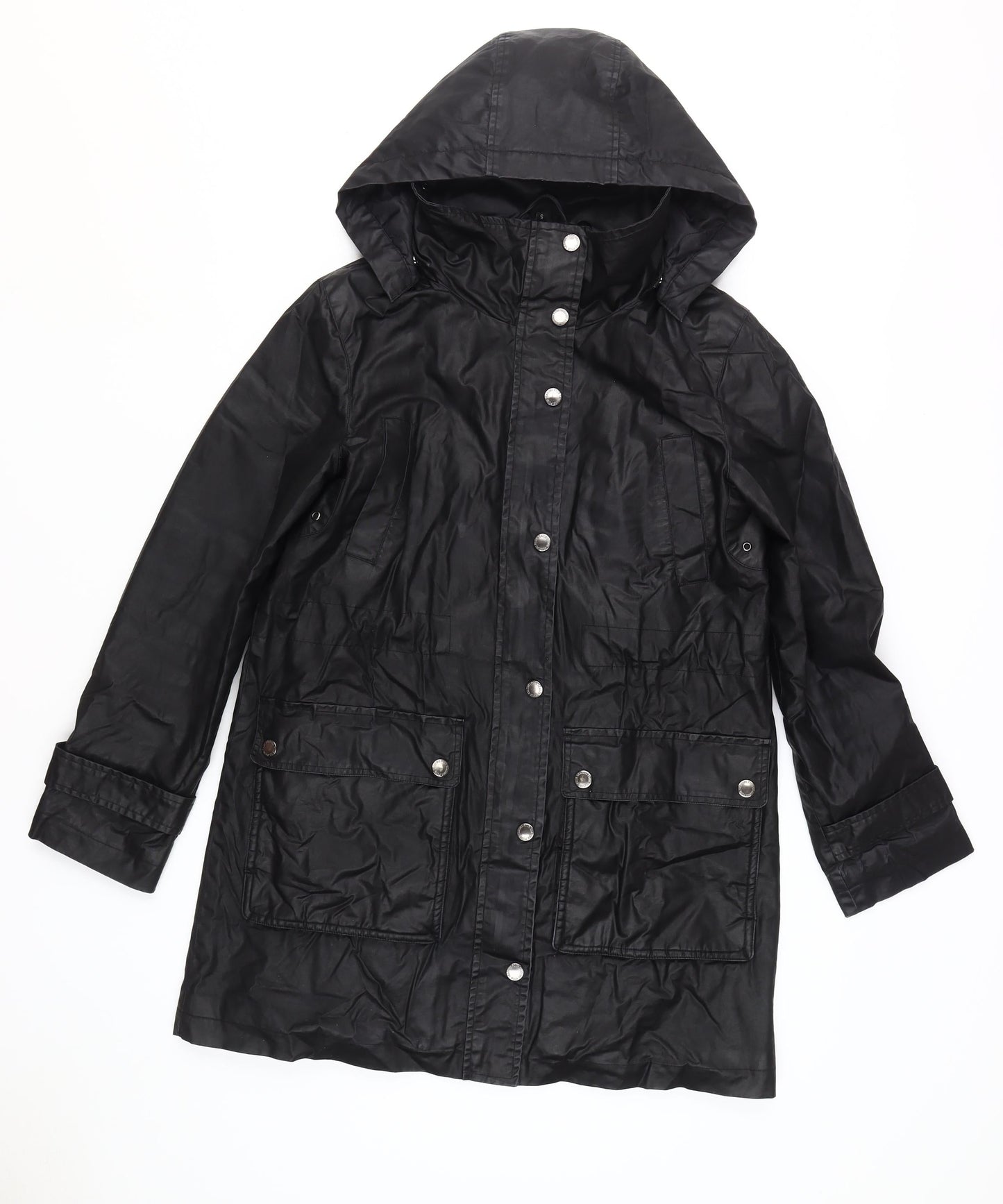 Mens UK Size S Four Seasons London Black Rain Coat
