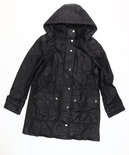 Mens UK Size S Four Seasons London Black Rain Coat