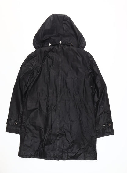 Mens UK Size S Four Seasons London Black Rain Coat