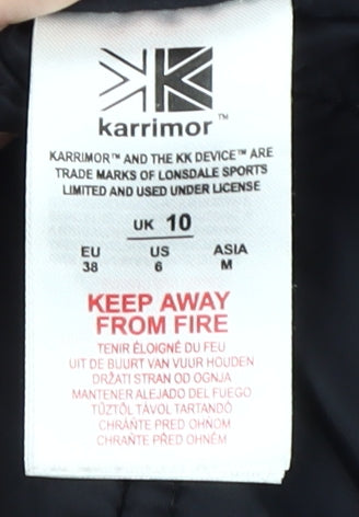 Karrimor Women's Black Long Overcoat Size 10