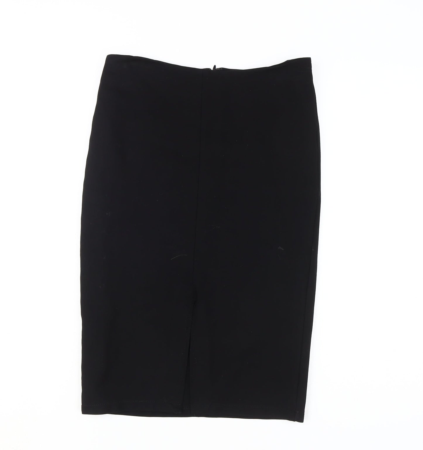 Mango Women's Black Pencil Skirt, Size S, Knee Length