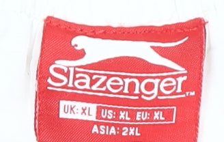 Slazenger Men's White Sports Shorts XL