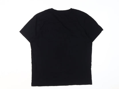 Mens UK Size XL JACK & JONES Black  T-Shirt