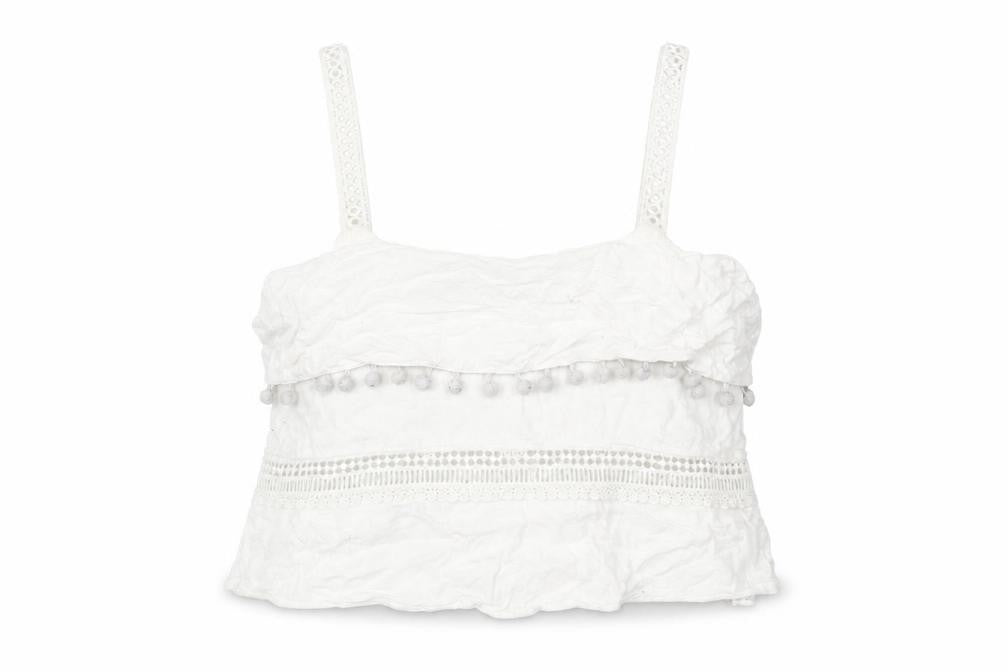 Womens UK Size S River Island White Camisole Tank