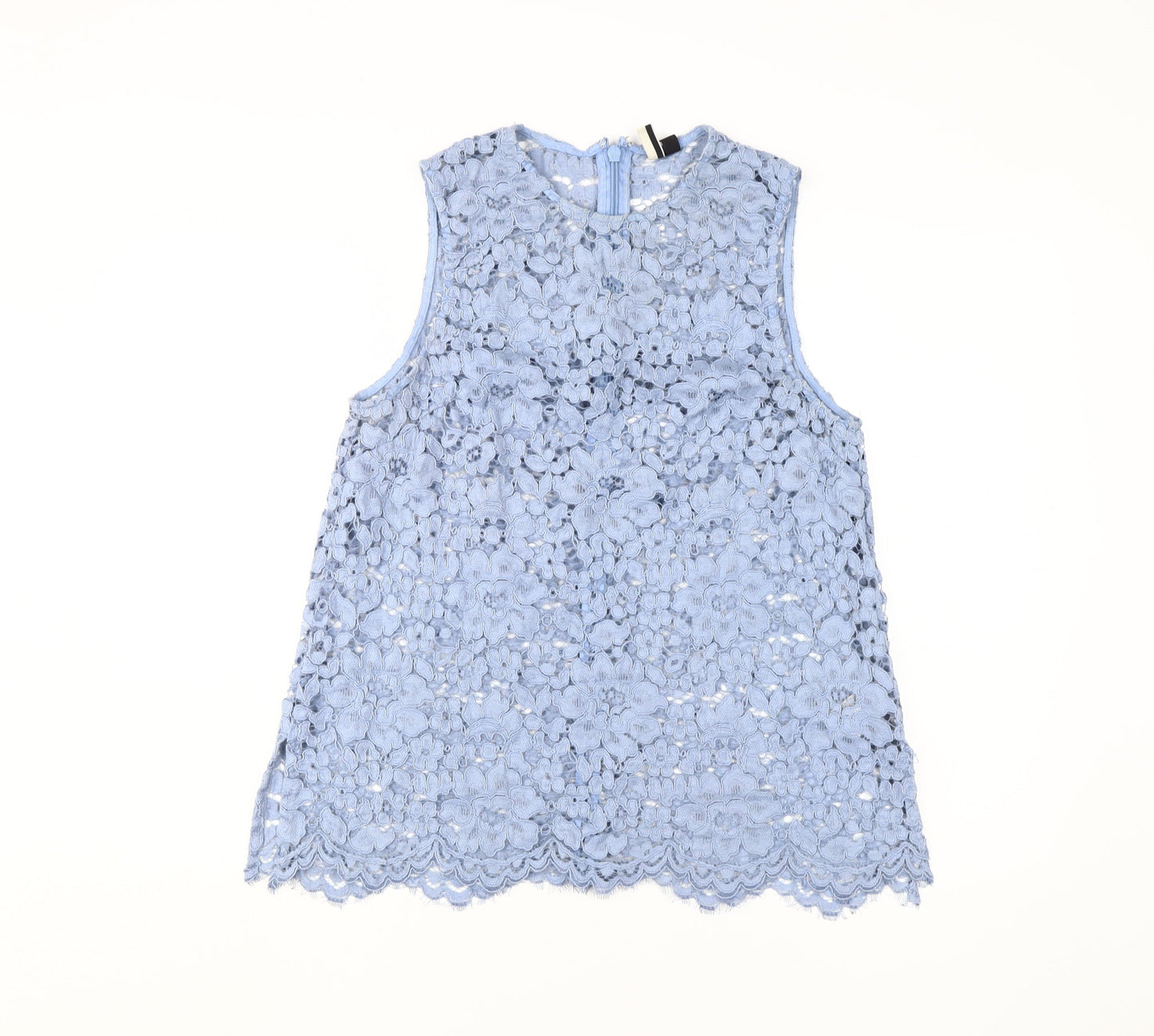 Womens UK Size 14 Topshop Blue Camisole Blouse