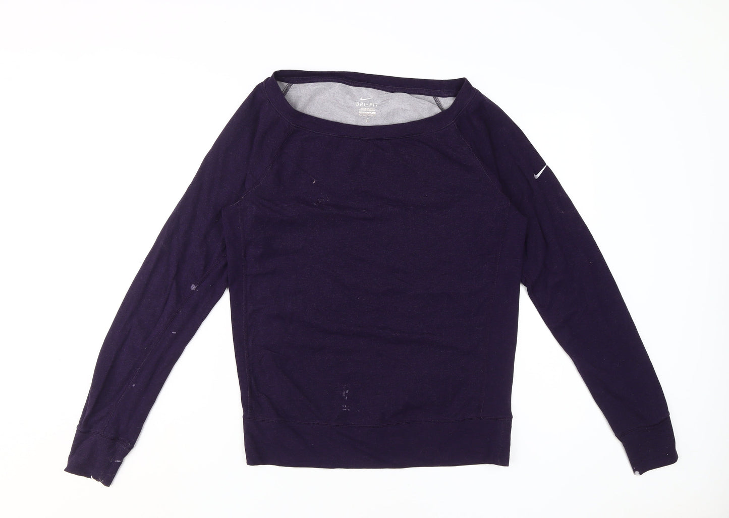 Womens UK Size S Nike Purple Basic T-Shirt