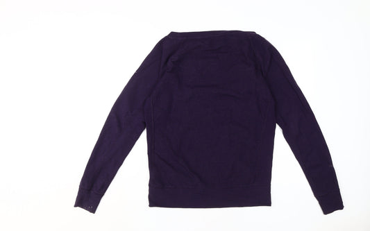 Womens UK Size S Nike Purple Basic T-Shirt