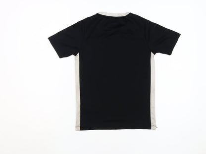 Sondico Boys Black Jersey T-Shirt 9-10 Years Football Style