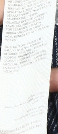 Jacamo Men's Blue Polo Shirt M Cotton Short Sleeve