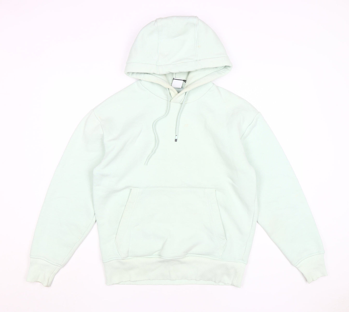 Zara Men's White Pullover Hoodie, Size S