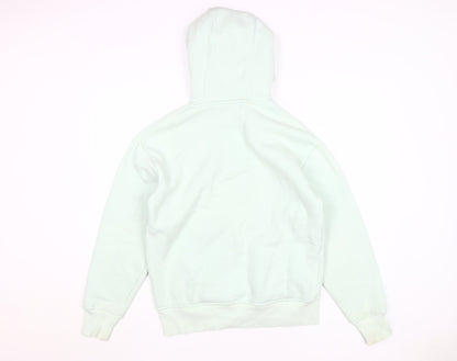 Zara Men's White Pullover Hoodie, Size S