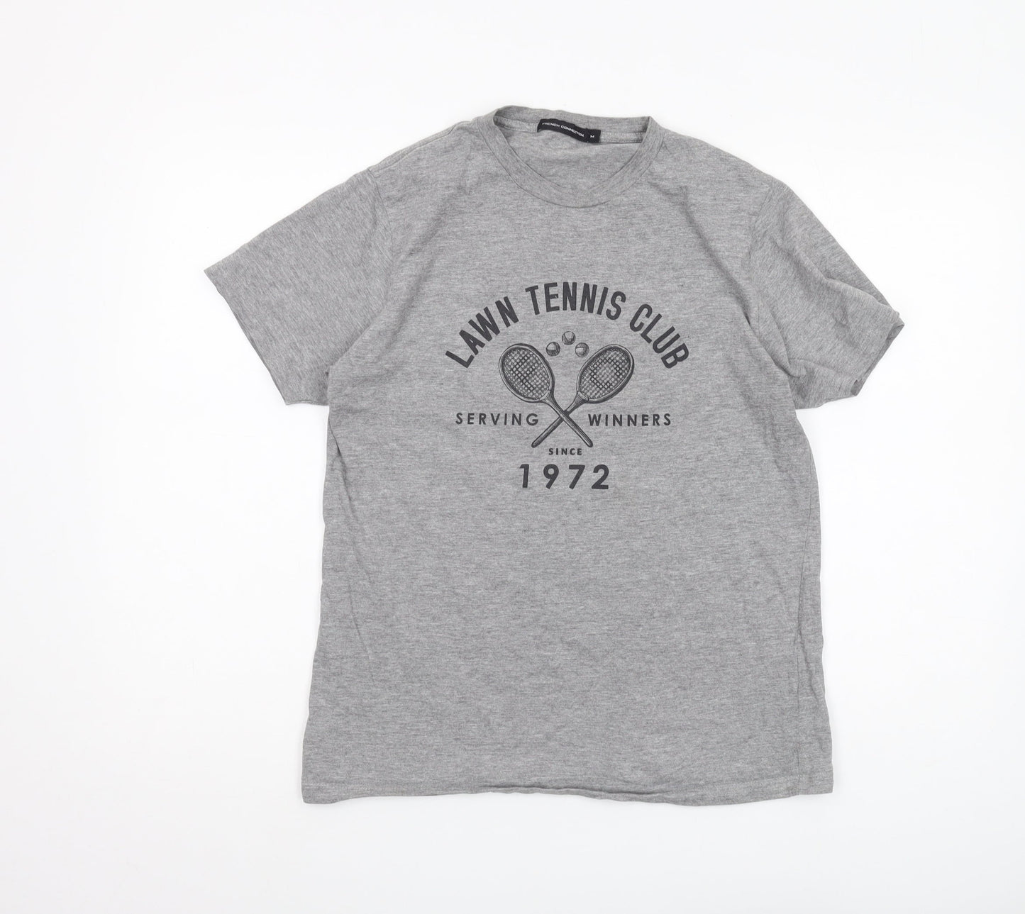 Mens UK Size M French Connection Grey  T-Shirt