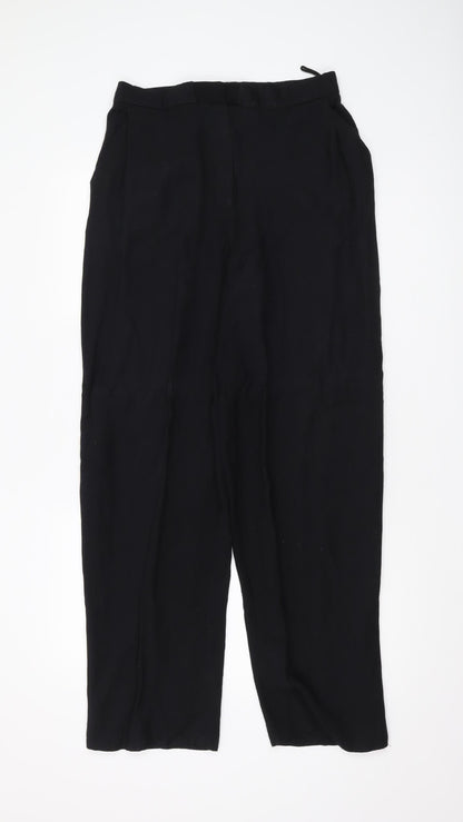Jaeger Men's Black Regular Trousers 26 Formal