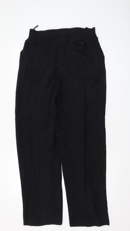Jaeger Men's Black Regular Trousers 26 Formal