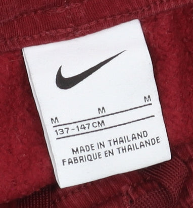 Nike Boys Red Jogger Trousers, Size M, Football Activewear