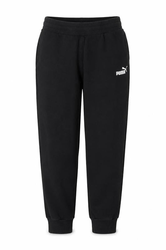 Womens UK Size M PUMA Regular Fit Jogger Black Trousers