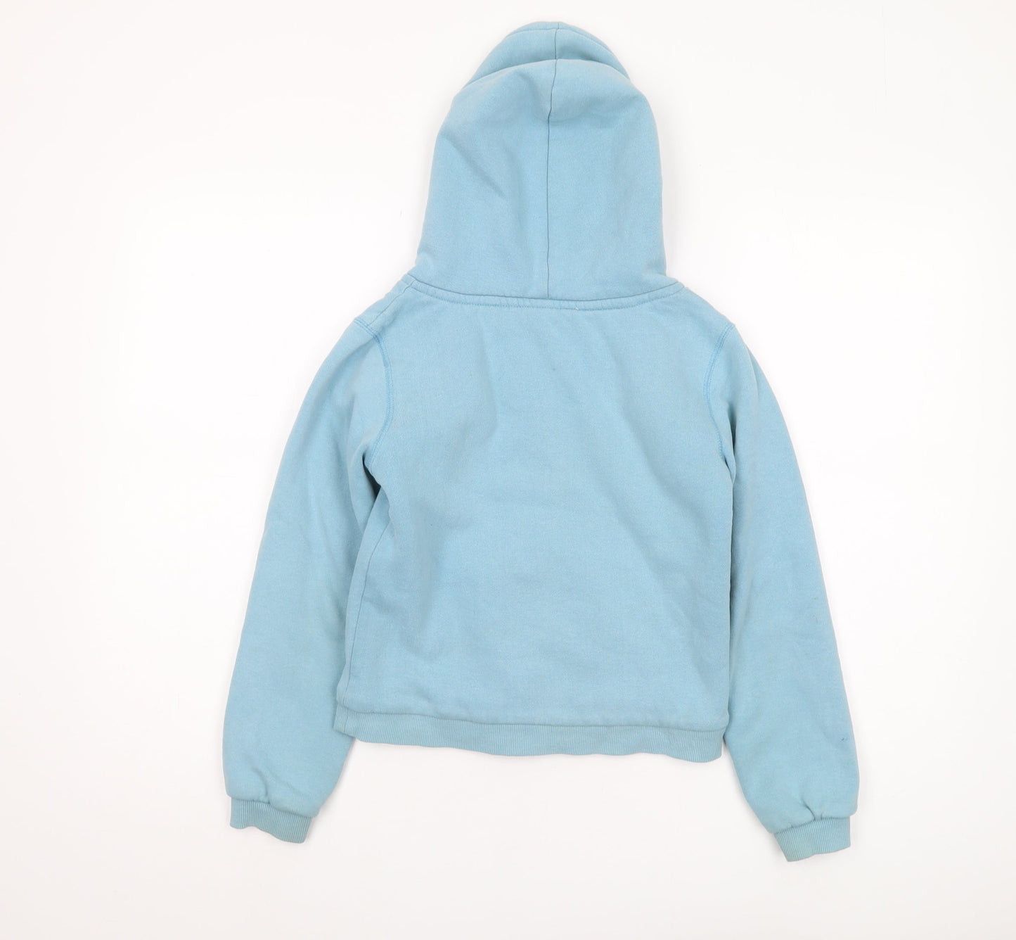 Saltrock Girls Blue Full Zip Hoodie, Size 7, Logo Accents