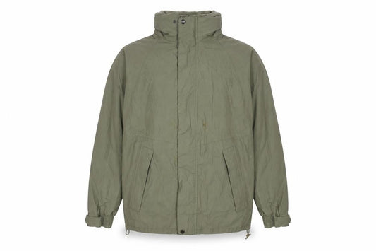 Mens UK Size L Baratec Green Windbreaker Coat