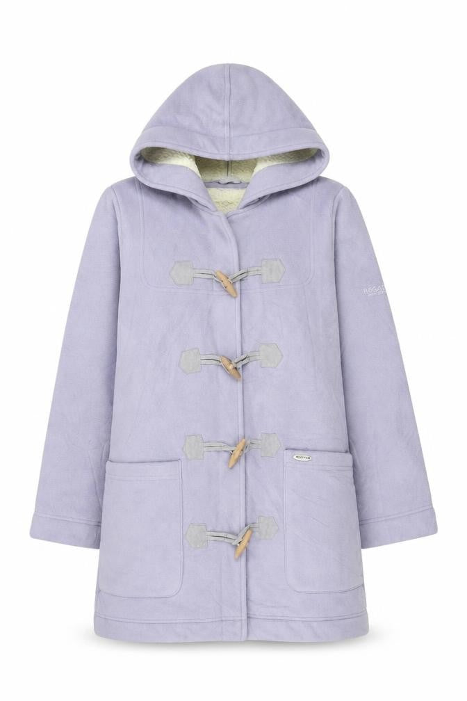 Womens UK Size 10 Regatta Purple Duffel Coat
