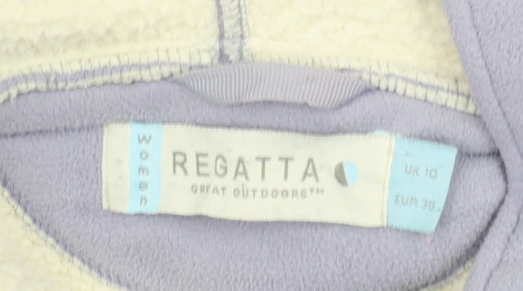 Womens UK Size 10 Regatta Purple Duffel Coat