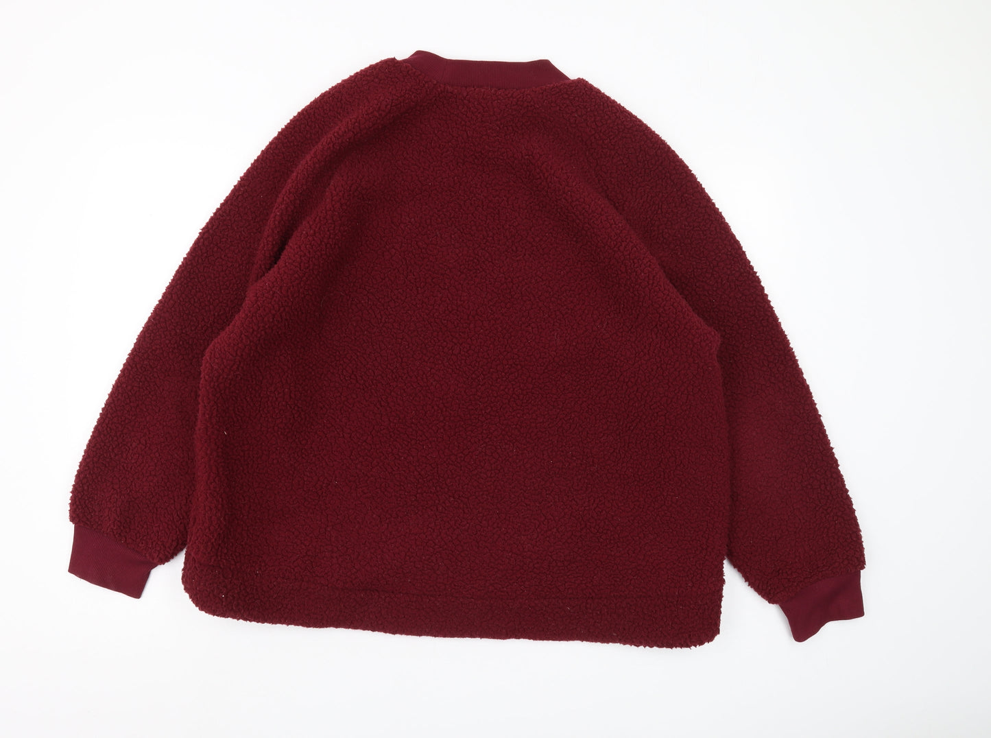 Old Navy Women's Red Fleece Pullover Sweatshirt XL