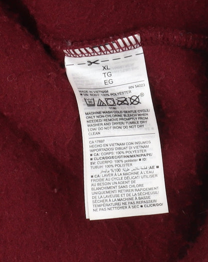 Old Navy Women's Red Fleece Pullover Sweatshirt XL