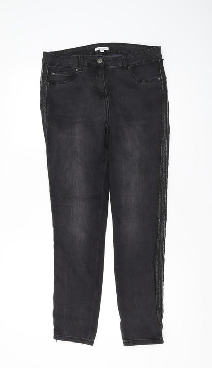 Sonder Studio Women's Black Skinny Jeans, Size 14
