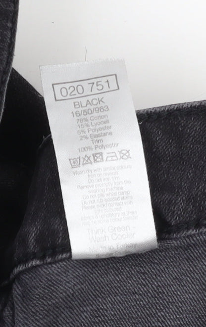 Sonder Studio Women's Black Skinny Jeans, Size 14