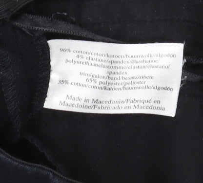 Laura Ashley Women's Black Skinny Jeans, Size 12, Slim Fit