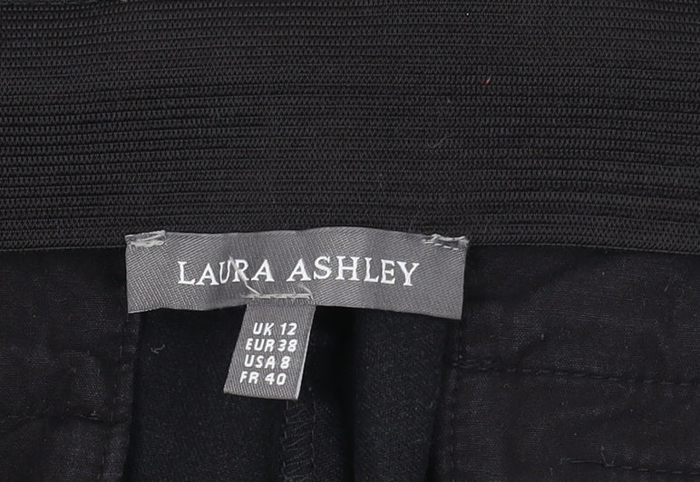 Laura Ashley Women's Black Skinny Jeans, Size 12, Slim Fit