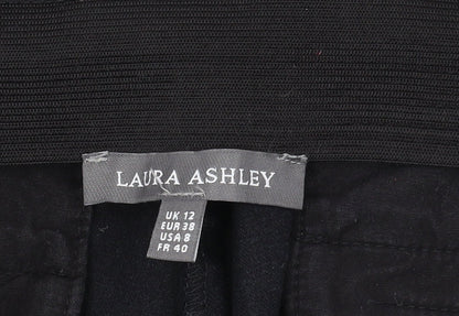 Laura Ashley Women's Black Skinny Jeans, Size 12, Slim Fit