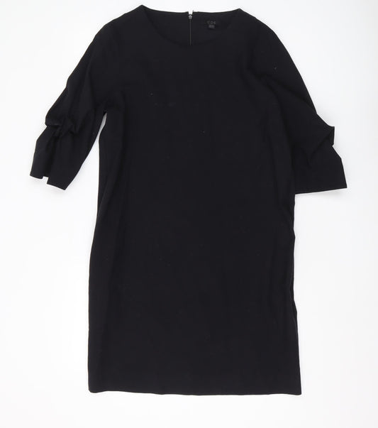 COS Women's Black Wool Sheath Dress, Size 10