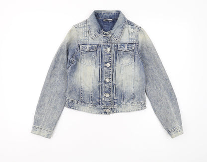 Next Girls Blue Denim Jacket 11 Years
