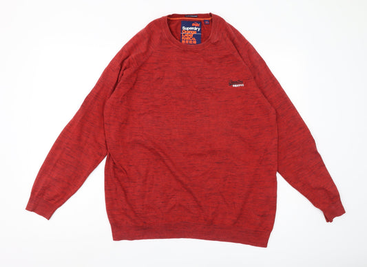 Superdry Men's Red XXL Pullover Jumper