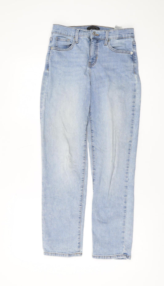 Banana Republic Women's Blue Slim Fit High-Rise Jeans